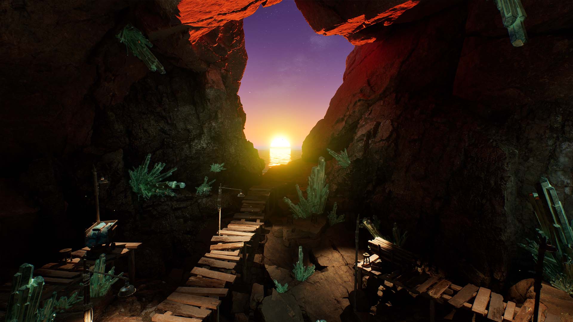 Unreal Engine Crystal Mines Render - Night 2 (Thumb)